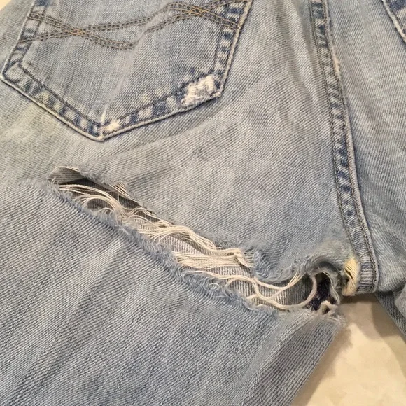 ABERCROMBIE & FITCH Womens Emma Very Distressed Jeans 25 - Picture 5 of 16